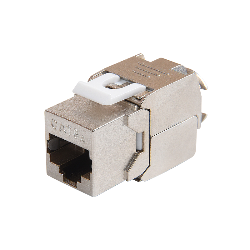 SMT-1061T8C6A-FTP 180 Degree Shielded CAT6A TOLLESS KEYSTONE JACK