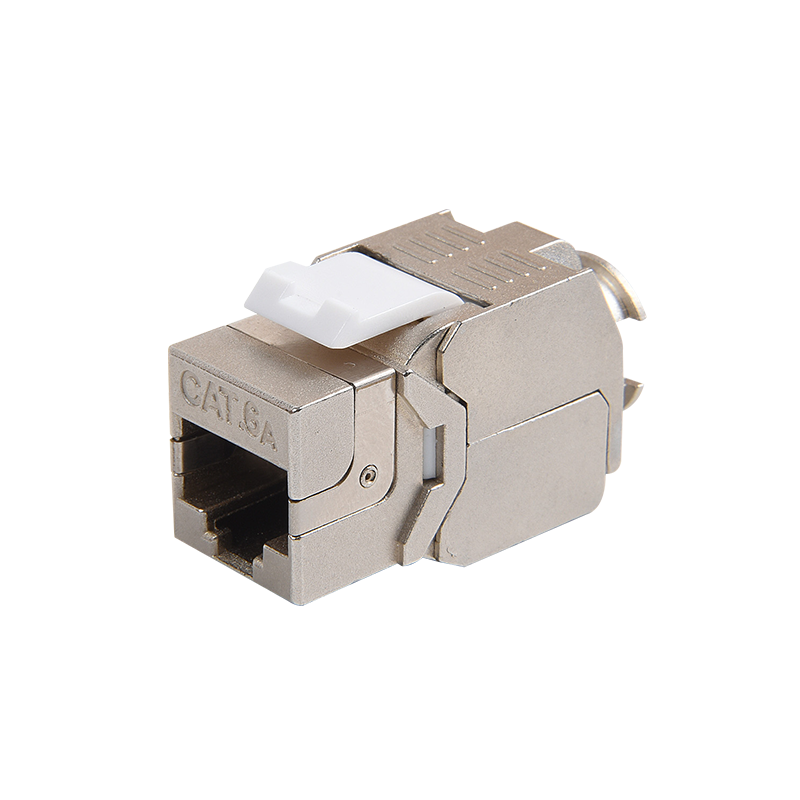 SMT-1047T8C6A-FTP 180 Degree Shielded CAT6A TOLLESS KEYSTONE JACK