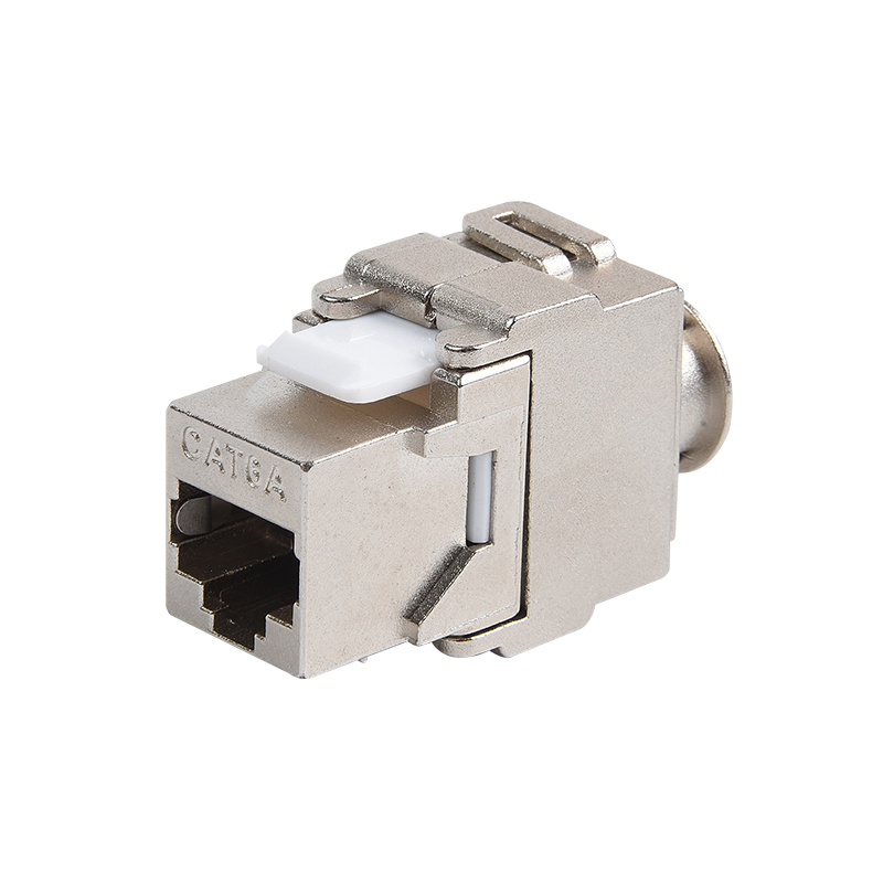 SMT-1033T8C6A-FTP 180 Degree Shielded CAT6A TOLLESS KEYSTONE JACK