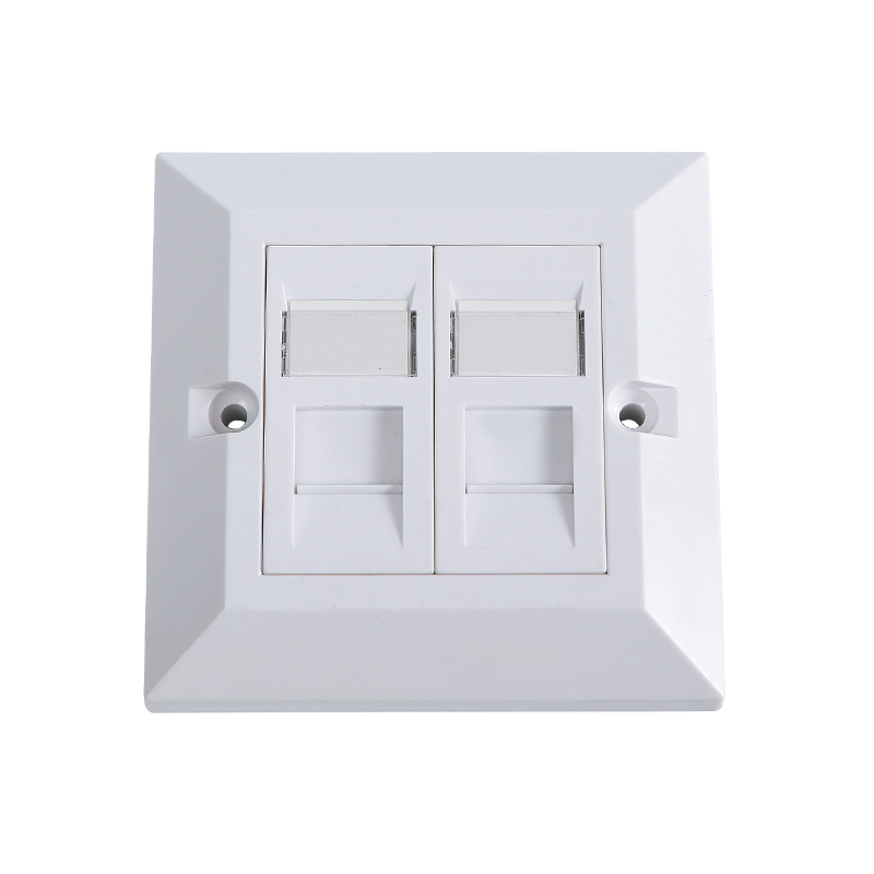 SMT-4306-86X-2P Dalawang Ports Beveled Frame 45 ° UK Uri ng Faceplate